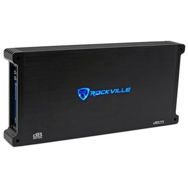 Rockville dB45 3200 Watt/1600w RMS 4 Channel Car Stereo Amplifier+Amp Kit Loud !